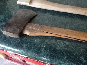 axe handle repair or replacement